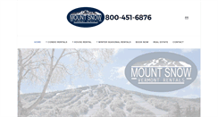 Desktop Screenshot of mountsnowvermontrentals.com